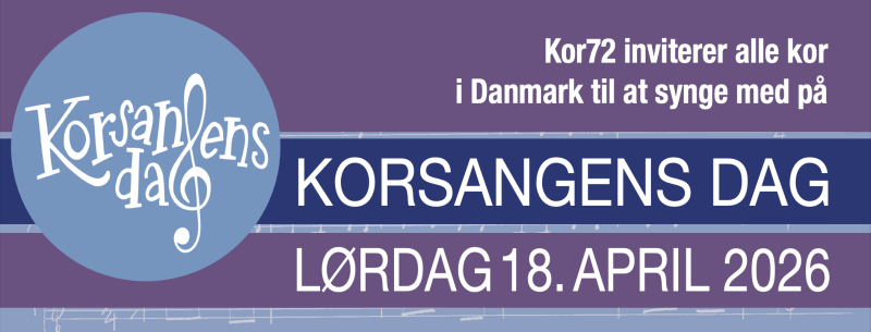 KORSANGENS DAG 2026 – lørdag d. 18. april